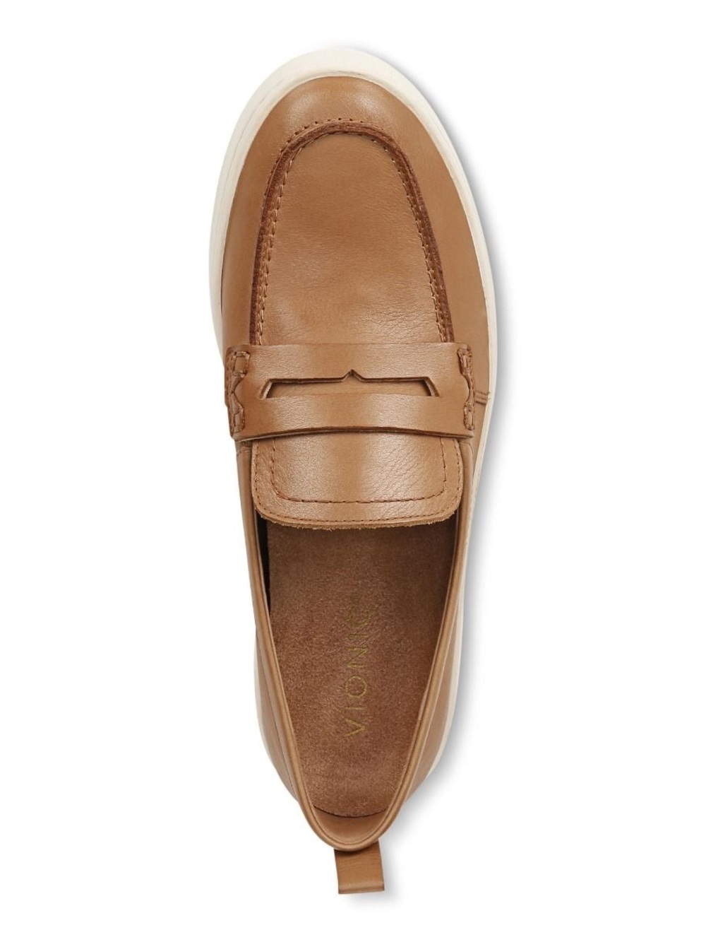Vionic Uptown Loafer in Tan with White Sole - Picture 4 of 15